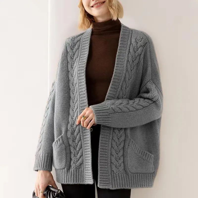 Sharon | Winter Long Sleeves Knit Cardigan