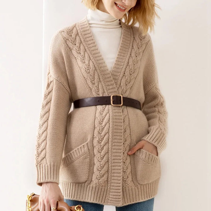 Sharon | Winter Long Sleeves Knit Cardigan