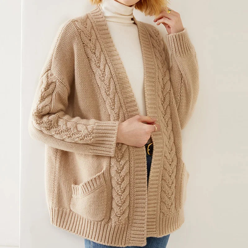 Sharon | Winter Long Sleeves Knit Cardigan