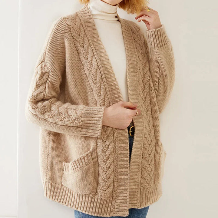 Sharon | Winter Long Sleeves Knit Cardigan