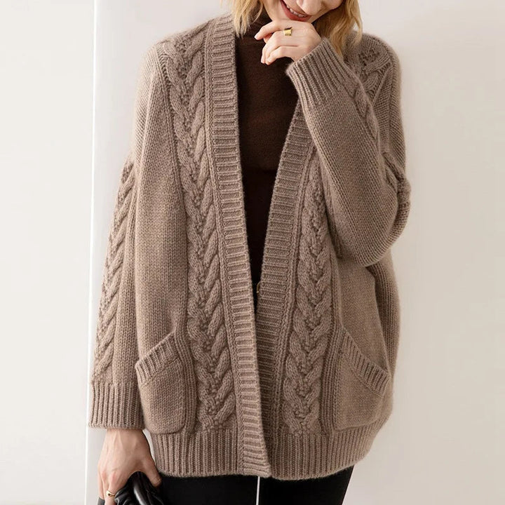 Sharon | Winter Long Sleeves Knit Cardigan
