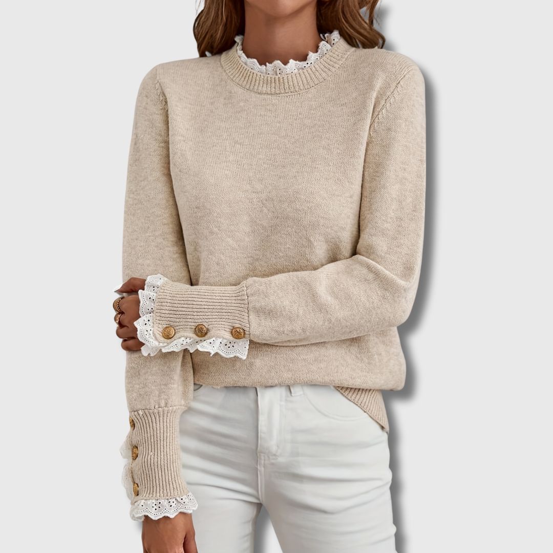 Jenny | Long Sleeve with Soft Knit and Relaxed Fit Sweater