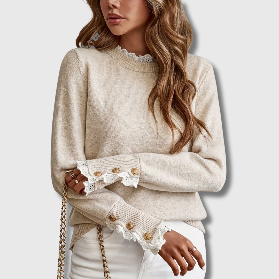 Jenny | Long Sleeve with Soft Knit and Relaxed Fit Sweater