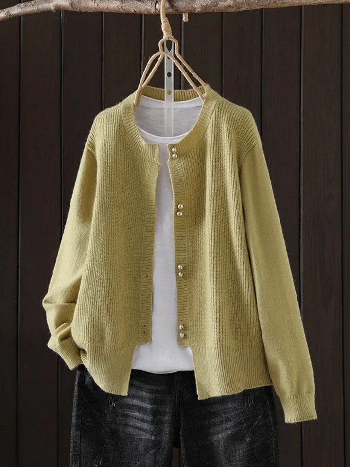 Linda | Cozy Feel and Breathable Design Knit Cardigan