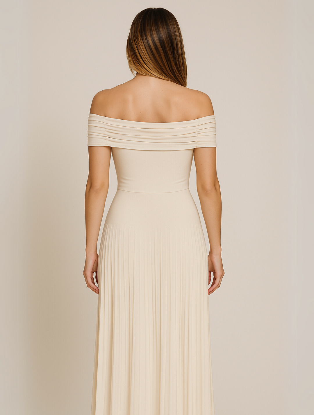 Bella | Wedding Guest Pleated Maxi Dress