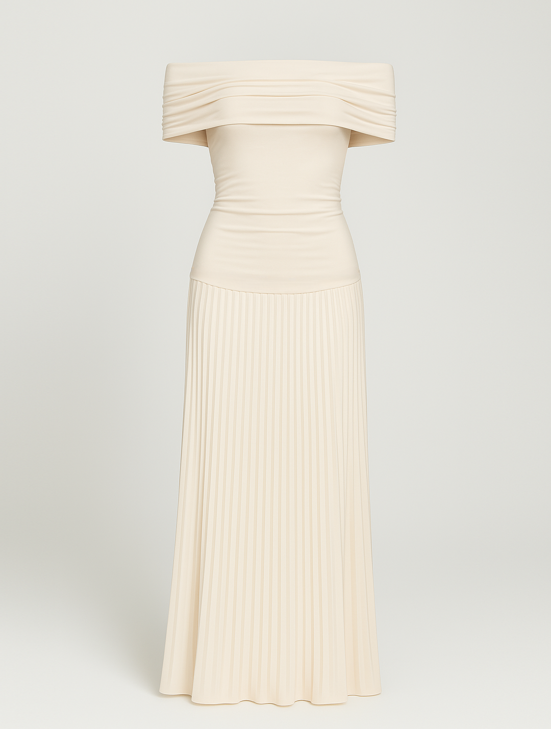 Bella | Wedding Guest Pleated Maxi Dress