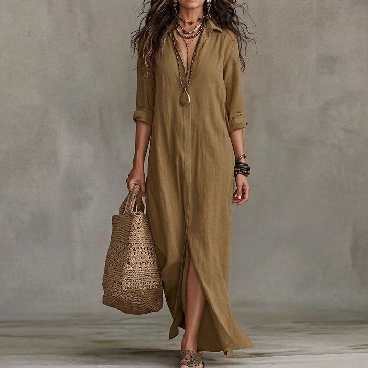 Emma | Wedding Guest Button-Front Midi Dress