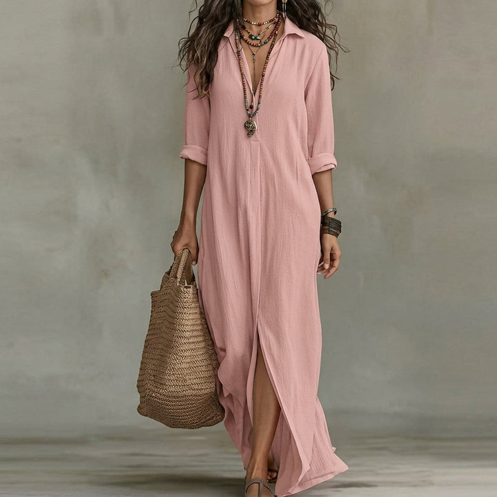 Emma | Wedding Guest Button-Front Midi Dress