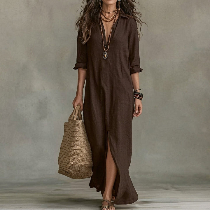 Emma | Wedding Guest Button-Front Midi Dress