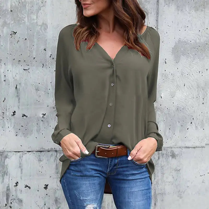 Dana V-Neck Blouse