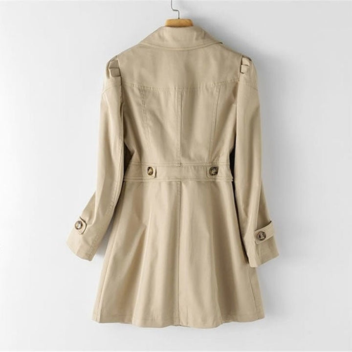Tina | Elegant Belted Single-Breasted Trench Coat