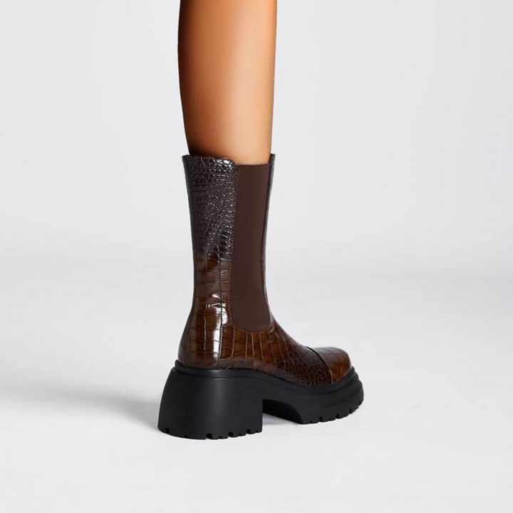Chelsea Boots for Women | Platform Sole Elastic Side Panels
