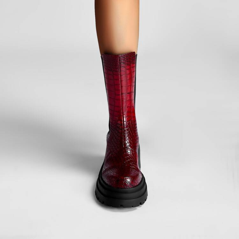 Chelsea Boots for Women | Platform Sole Elastic Side Panels