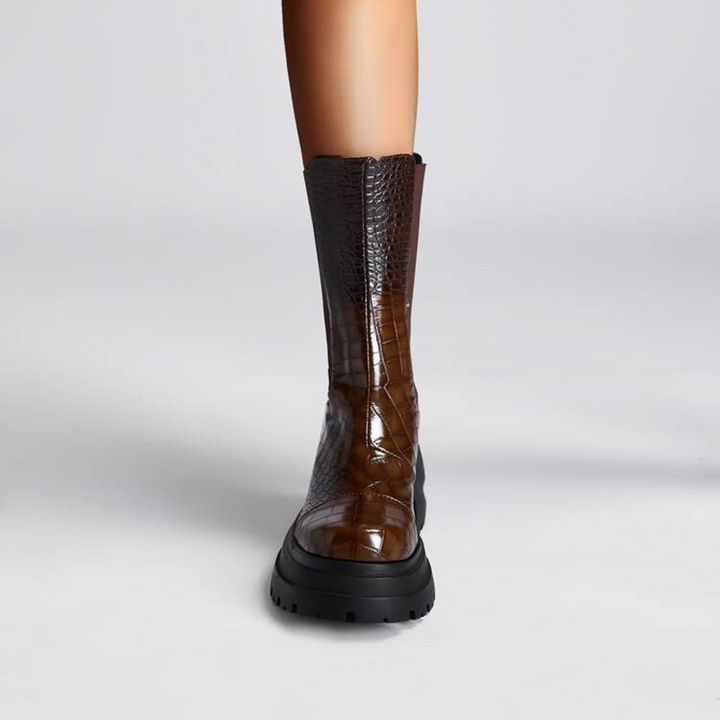 Chelsea Boots for Women | Platform Sole Elastic Side Panels