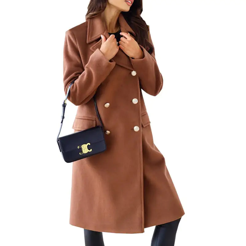 Eliza Long Wool Coat