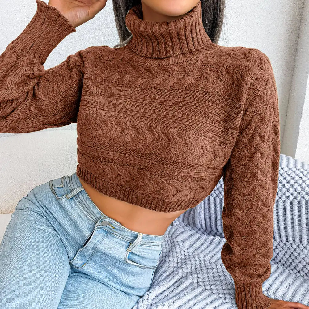Selena High Neck Sweater