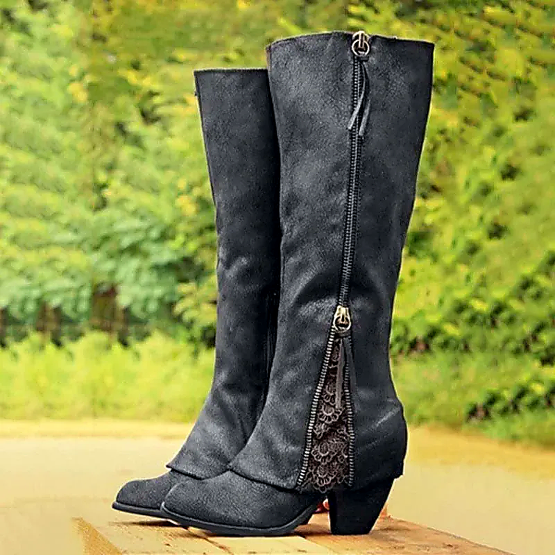 Rachel | Winter Waterproof Western Knee-High Boots