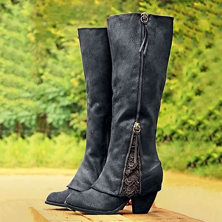 Rachel | Winter Waterproof Western Knee-High Boots