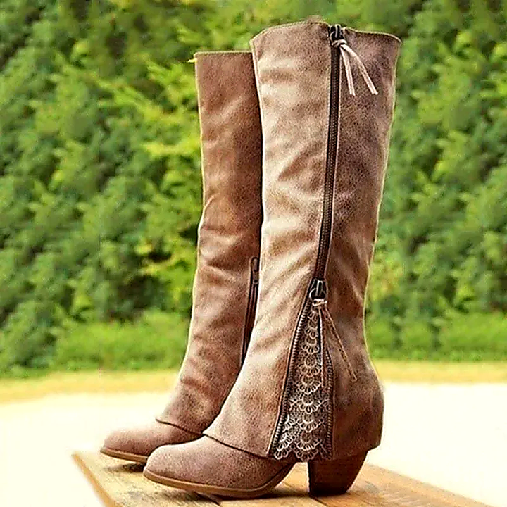 Rachel | Winter Waterproof Western Knee-High Boots