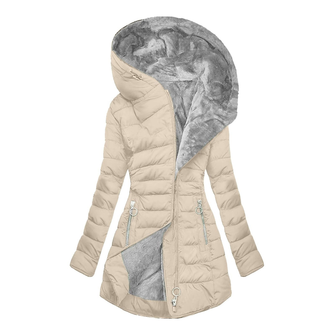 Riley | Winter Fur-Lined Hooded Waterproof Puffer Jacket
