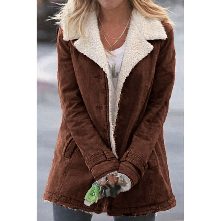 Jennifer | Classic Warm Sherpa-Lined Winter Coat