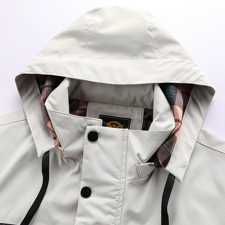 Jasper | Winter Hooded Design Front Zip Jacket