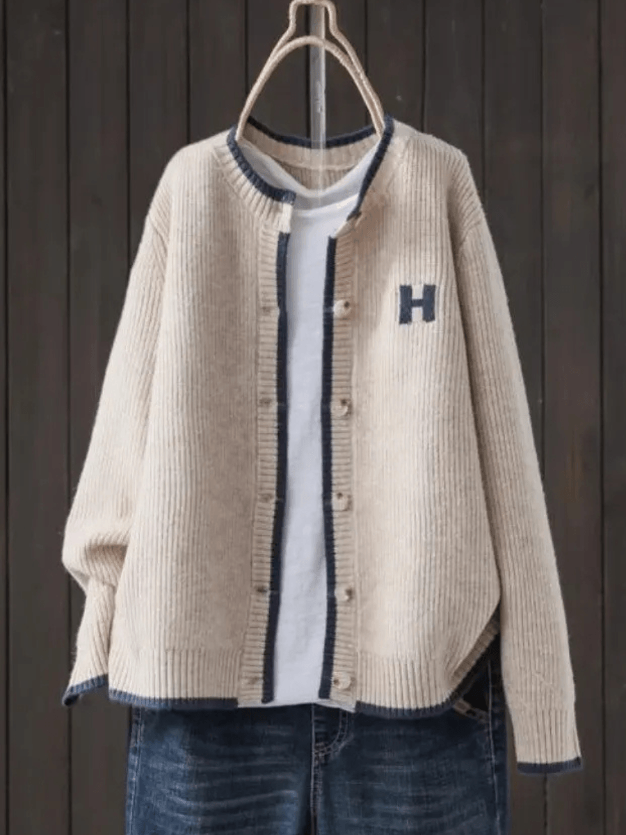 Mayfield | Warm Oversized Button-Front Cashmere Sweater