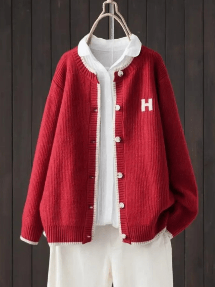 Mayfield | Warm Oversized Button-Front Cashmere Sweater