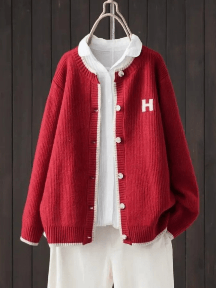 Mayfield | Warm Oversized Button-Front Cashmere Sweater