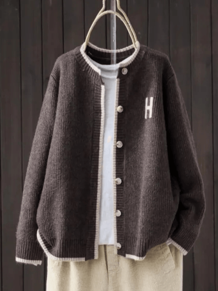 Mayfield | Warm Oversized Button-Front Cashmere Sweater