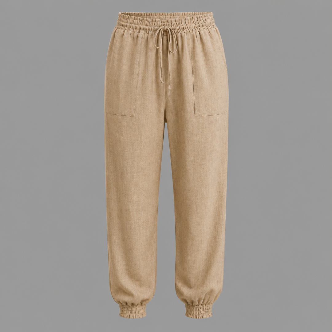 Fiona | Drawstring Jogger Pants with Ankle Cuffs