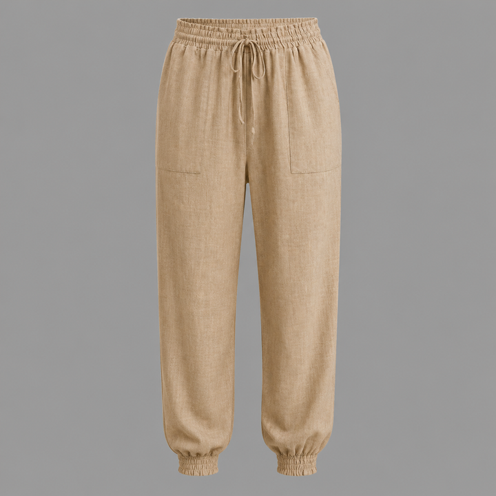Fiona | Drawstring Jogger Pants with Ankle Cuffs