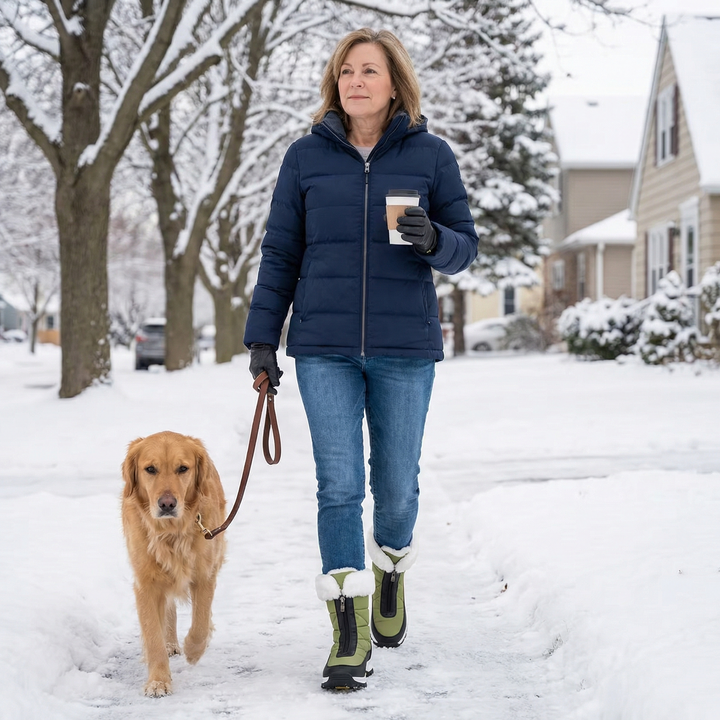Alicia | Waterproof Upper Faux Fur Lined Snow Boots