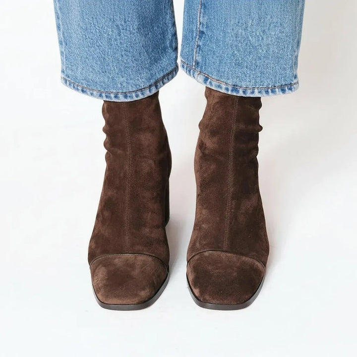 Maria | Elegant Suede Ankle Boots
