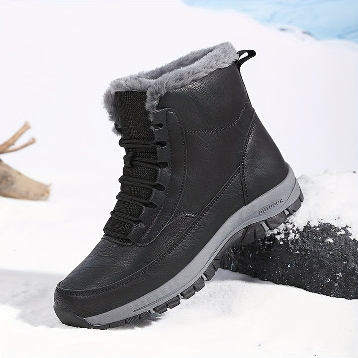 Gwendolyn | Fleece-Lined Interior Deep-Tread Grip Sole Waterproof Boots