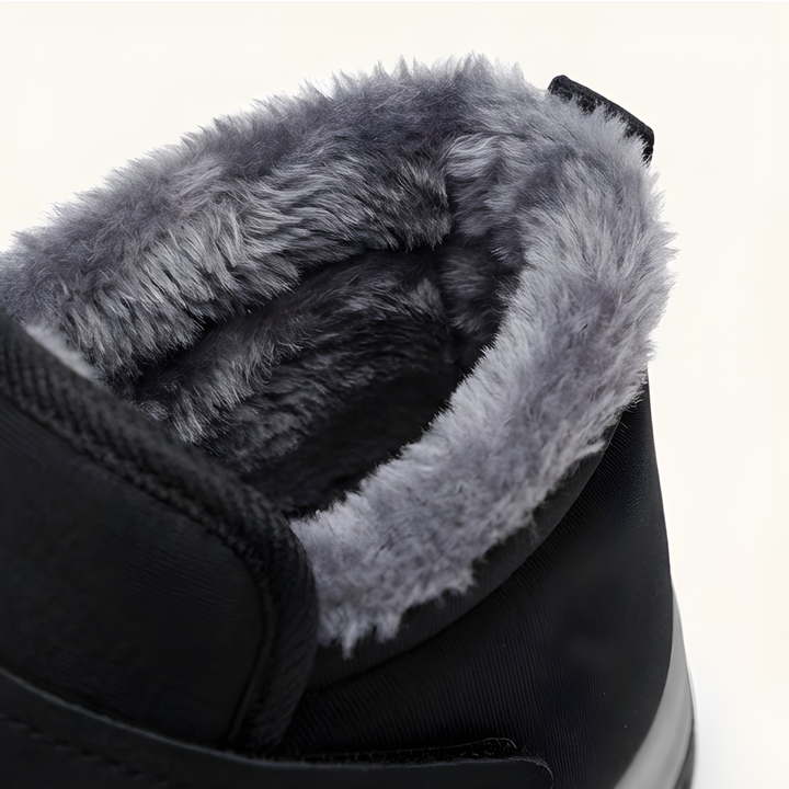 Brooke | Fur Lined Interior Velcro Strap Closure Waterproof Boots