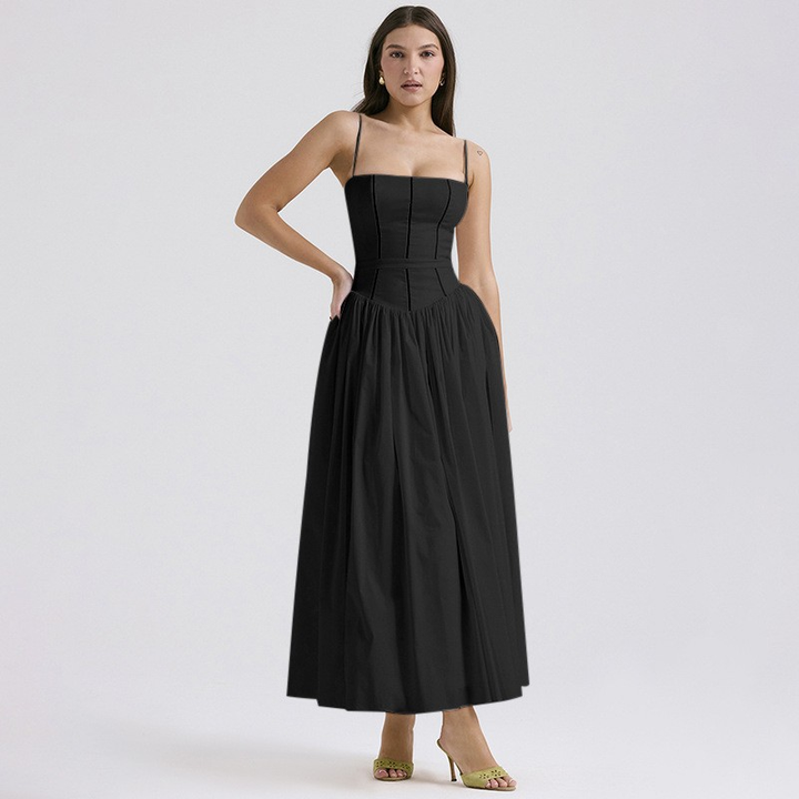 Gabriella | Wedding Guest Corset Midi Dress
