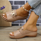 Mia Orthopedic wedge heel sandals