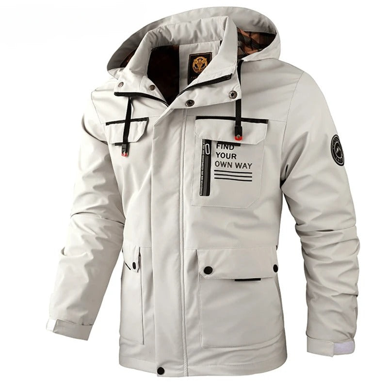 Jasper | Winter Hooded Design Front Zip Jacket