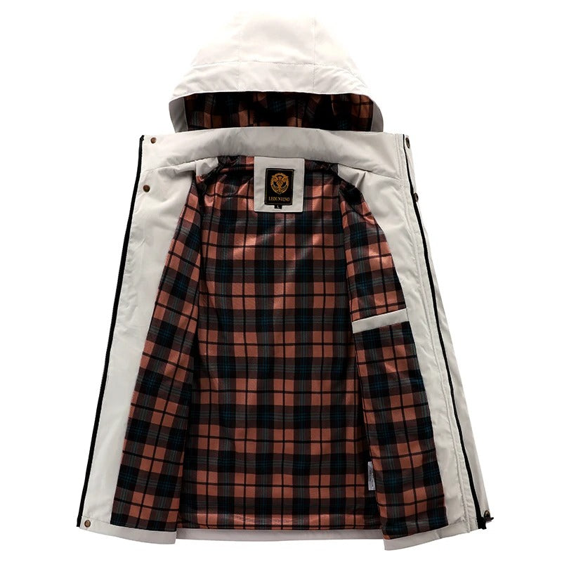 Jasper | Winter Hooded Design Front Zip Jacket