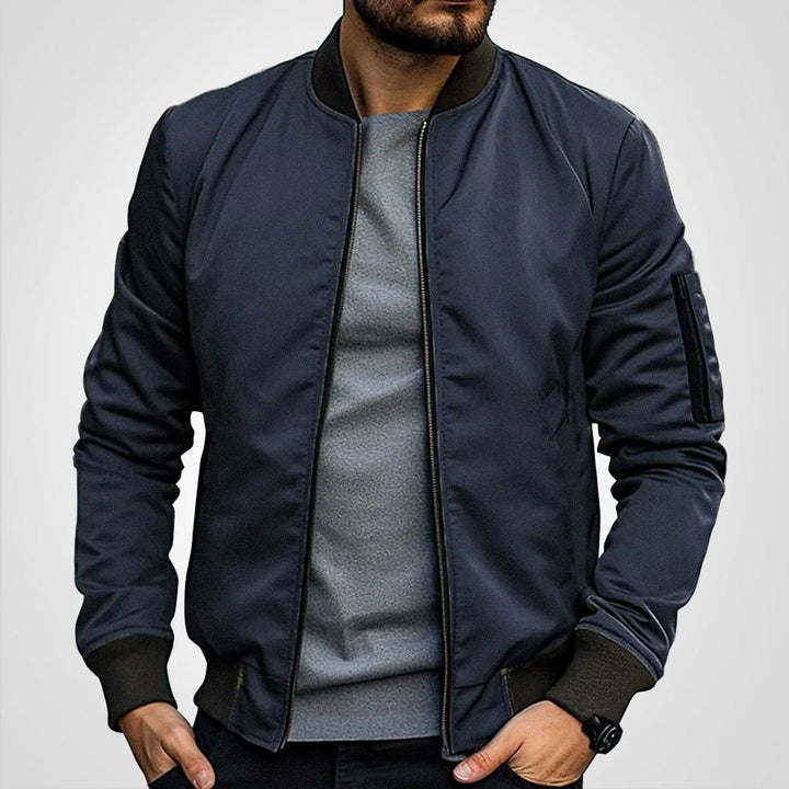Sebastian | Insulated Warmth Arm Pocket Bomber Jacket