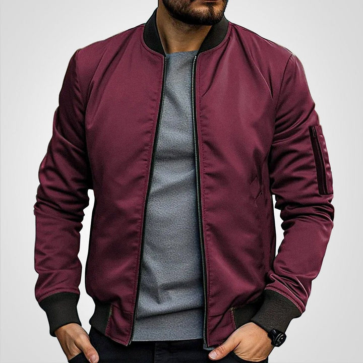 Sebastian | Insulated Warmth Arm Pocket Bomber Jacket