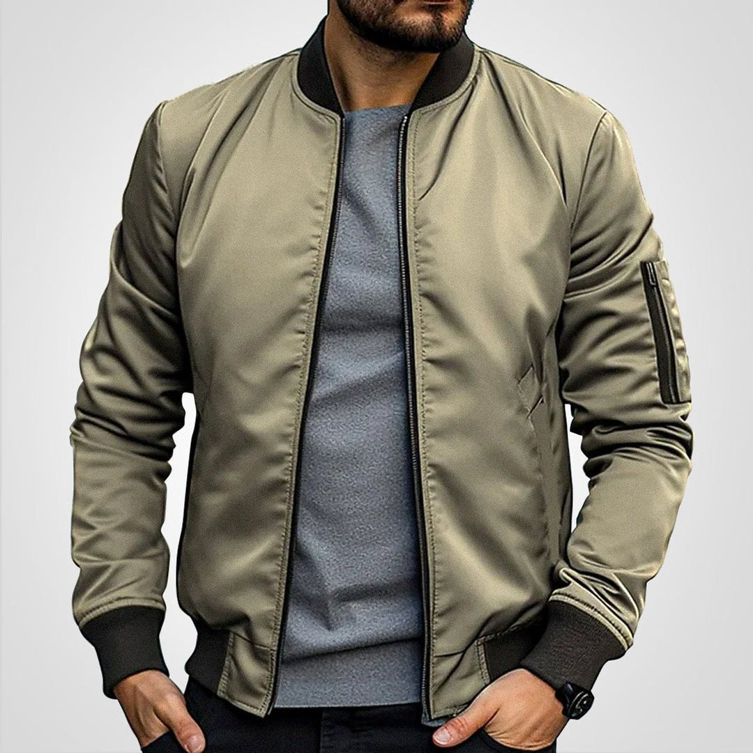 Sebastian | Insulated Warmth Arm Pocket Bomber Jacket