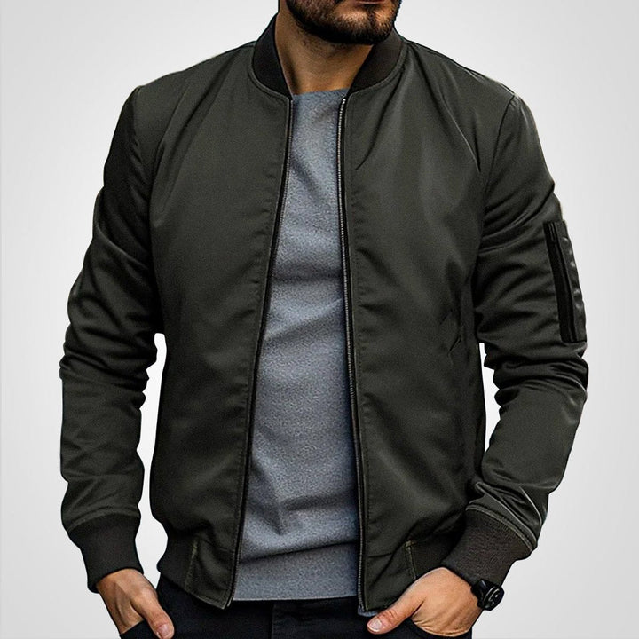 Sebastian | Insulated Warmth Arm Pocket Bomber Jacket