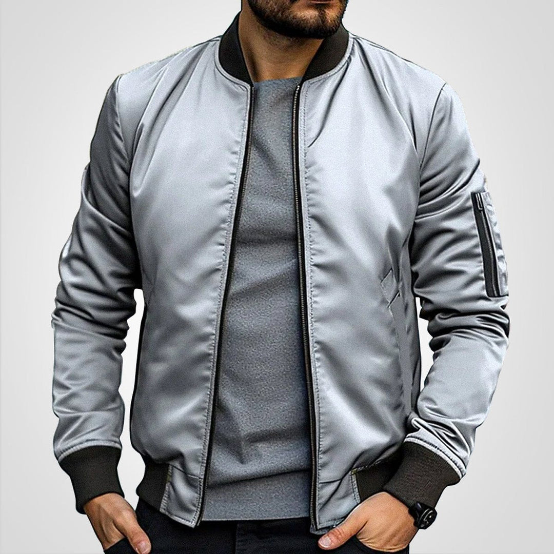 Sebastian | Insulated Warmth Arm Pocket Bomber Jacket