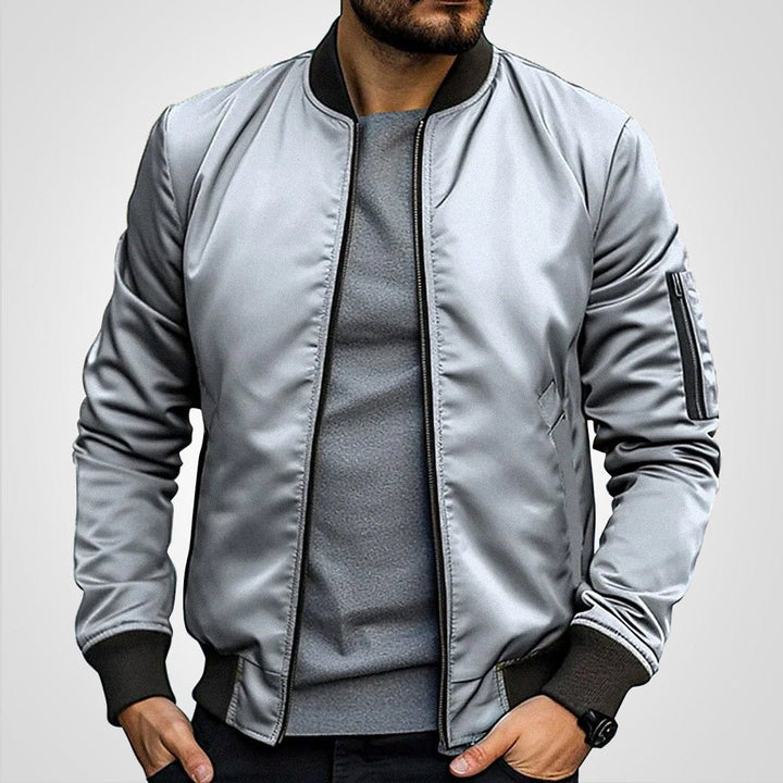 Sebastian | Insulated Warmth Arm Pocket Bomber Jacket