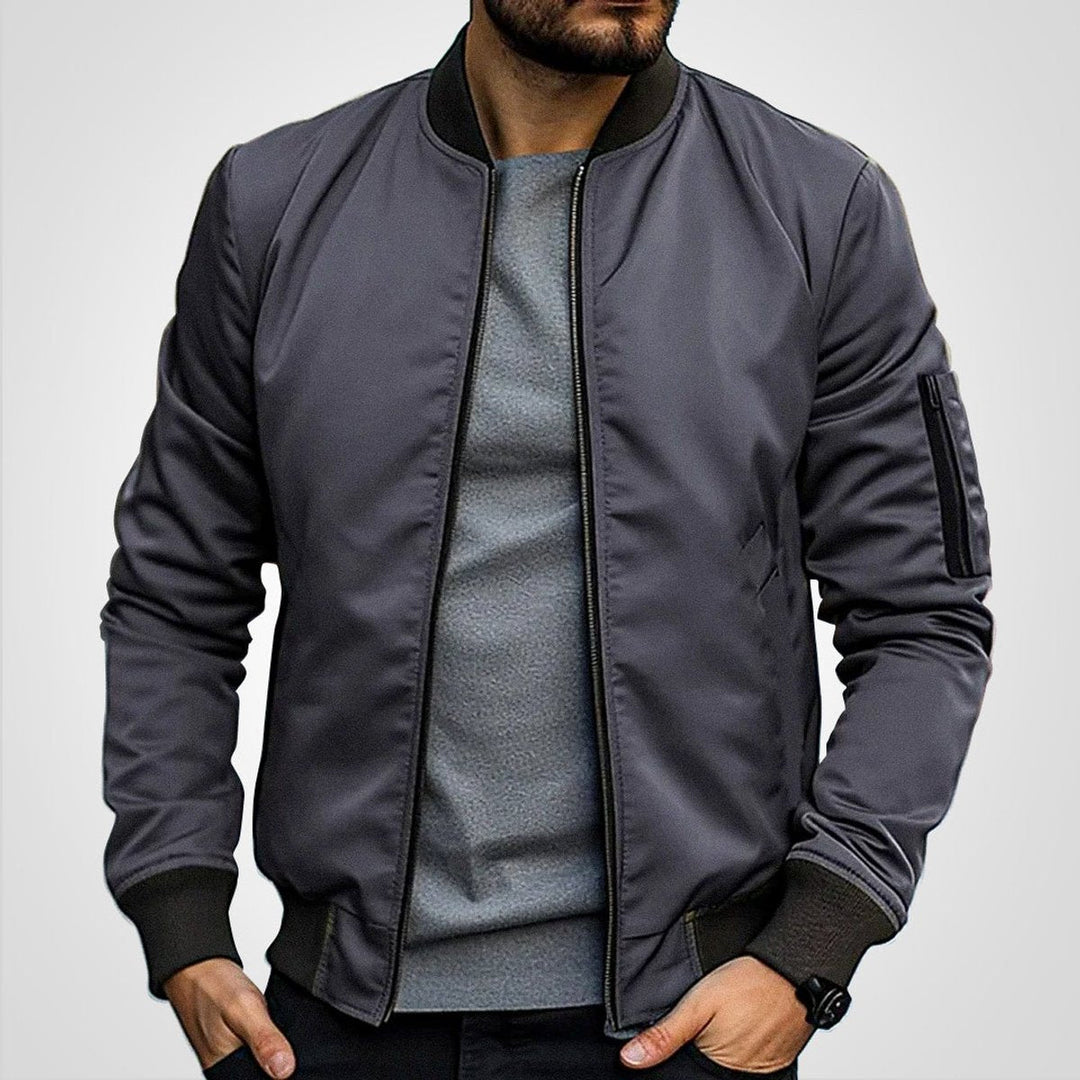 Sebastian | Insulated Warmth Arm Pocket Bomber Jacket