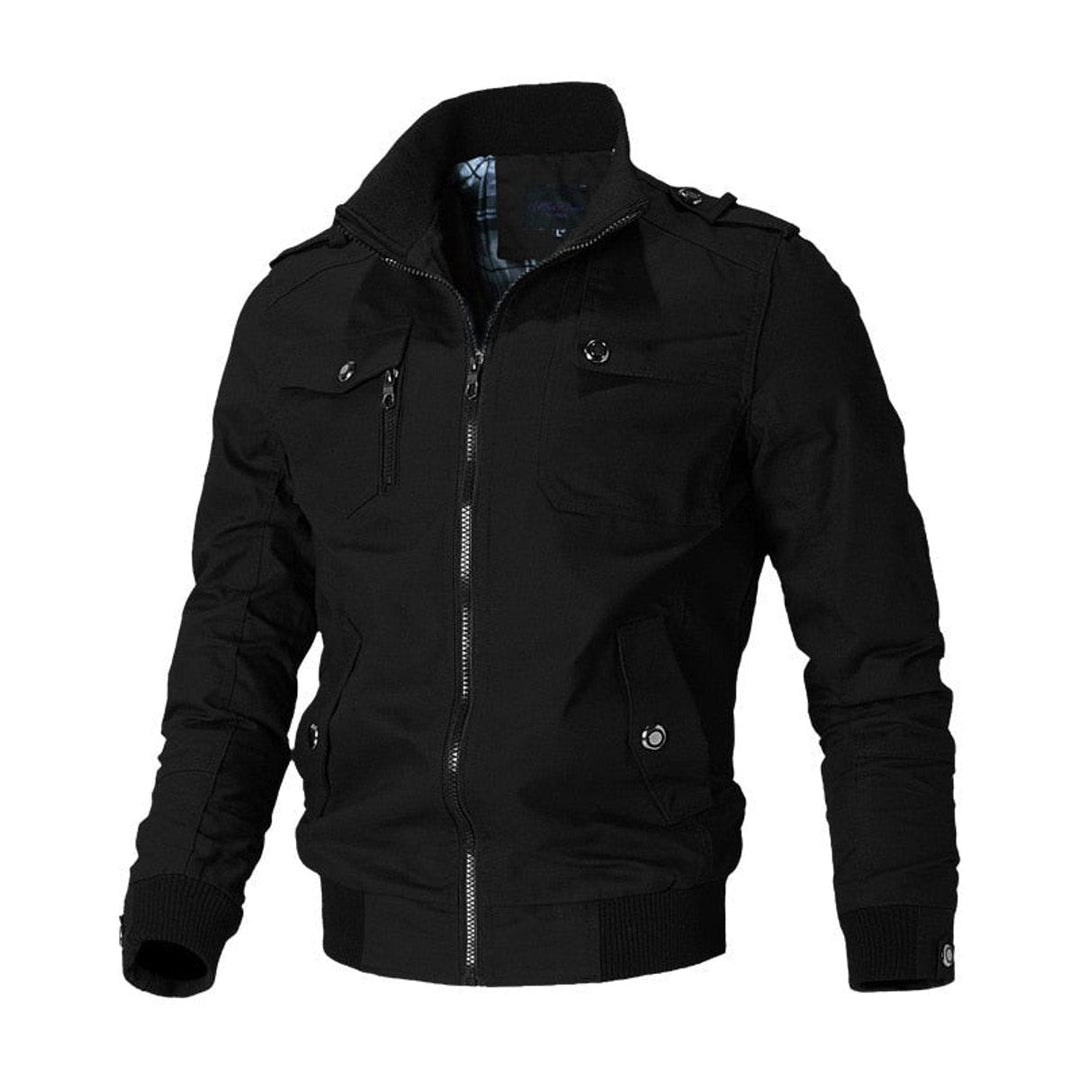 Elijah | Multiple Pockets Military-Inspired Details Bomber Jacket