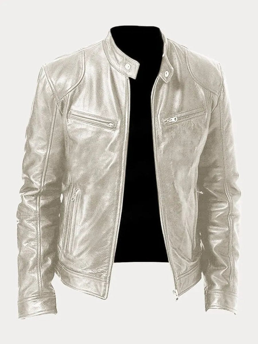 Henry | Faux Leather Quilted Moto-Inspired Design Jacket