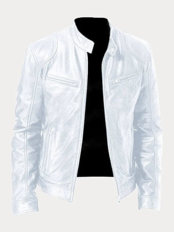 Henry | Faux Leather Quilted Moto-Inspired Design Jacket
